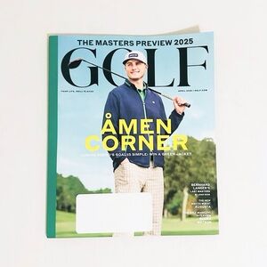 ⭐️5 For 25⭐️ Golf Magazine - April 2025 - Amen Corner
